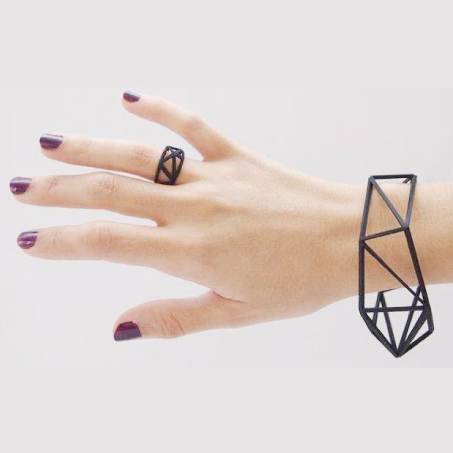 Earrings heptagonal tiling 1