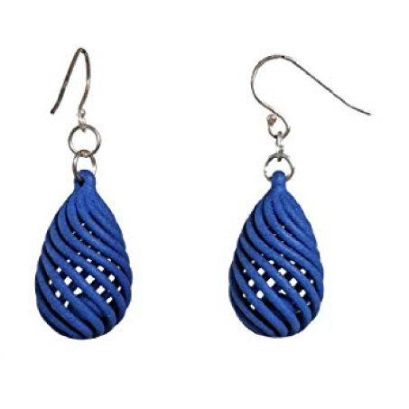 Earrings heptagonal tiling 1