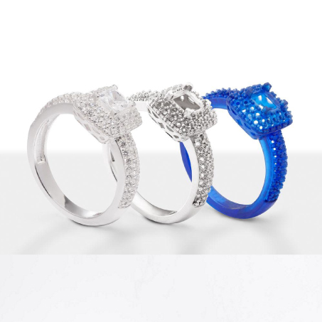 Earrings heptagonal tiling 1